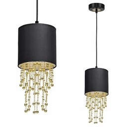 Glamour LAMPA wisząca ALMERIA MLP6439 Milagro okrągła OPRAWA