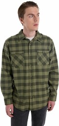 koszula męska BURTON FAVORITE FLANNEL LS Forest Moss