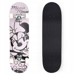 Deskorolka Drewniana Duża Minnie Grey