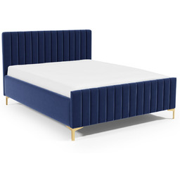 Tapicerowane łóżko do sypialni 25 slim na nóżkach