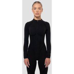 GymBeam Women s Cosmo Zip-Up Jumpsuit Black