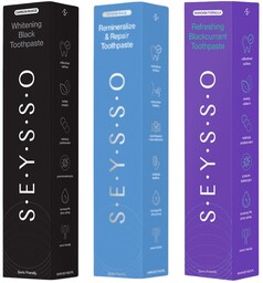 SEYSSO Zestaw 3 past do zębów - Oxygen,