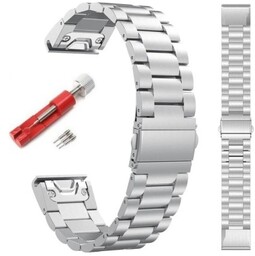 STALOWA BRANSOLETA DO ZEGARKA GARMIN FENIX 5S /