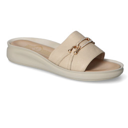 Klapki Lemar 40436 V.Taupe+zł