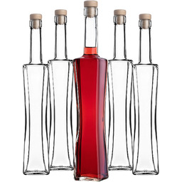 Butelka Quadra 500ml z korkiem syntetycznym 10 szt.