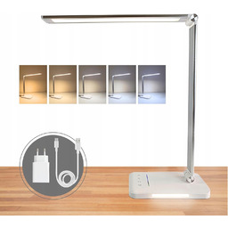 Lampka biurkowa Led Orange Cat, elastyczne ramię, 5×