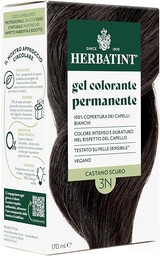 Herbatint 3N ciemny brąz trwały żel do farbowania