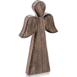 Figurka drewniana świąteczna anioł MANGO 24 cm