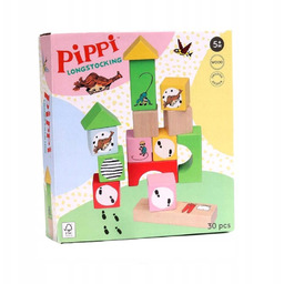 Klocki Drewniane Pippi