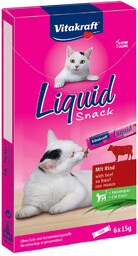 Vitakraft Cat Liquid Snack z wołowiną i inuliną