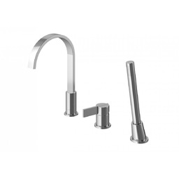 Kohlman Dexame 3-otworowa bateria wannowa QB241D