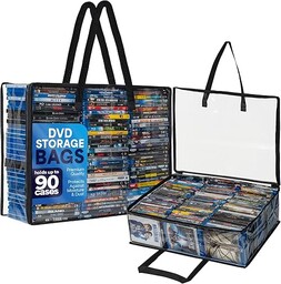 Besti Blu Ray Organizer, zestaw 2 przezroczystych plastikowych