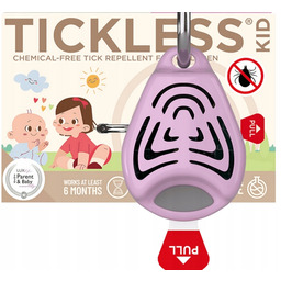 Tickless Kid Pink urządzenie chroni przed kleszczami Bezpieczny