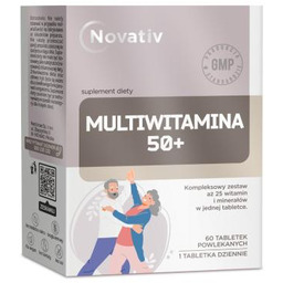 Novativ Multiwitamina 50+, 60tabl. powlekanych