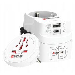 Skross Pro Light Usb AC30PD World adapter podróżny