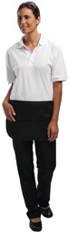 Whites Chefs Clothing Zapaska z kieszenią Czarna