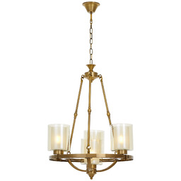LAMPA WISZĄCA LOFT MOSIĘŻNA SANTINI W4 LUMINA DECO