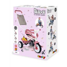 Smoby Rowerek Trójkołowy Be Move Komfort Różowy