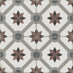 Gres szkliwiony ATELIER BLOOM GPT1237 multicolor mat 42x42