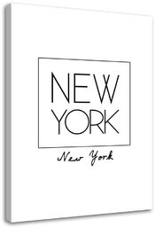 Obraz na płótnie, Napis Nowy Jork 40x60