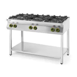 KUCHNIA GAZOWA 6-PALNIKOWA KITCHEN LINE NA PODSTAWIE OTWARTEJ