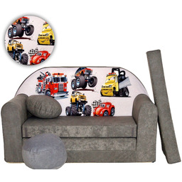 Sofa Dla Dzieci Kanapa 160cm Rozkładana Piankowa Mini