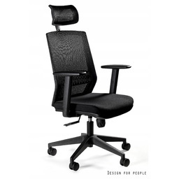 Krzesło biurowe obrotowe Esta czarne Unique