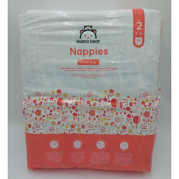 Pieluszki Mama Bear Ultra Dry rozmiar 2 (3-6kg)