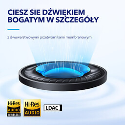 Słuchawki bezprzewodowe Soundcore Life Q45 niebieskie