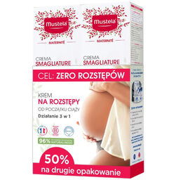 Zestaw Mustela Maternite, krem na rozstępy, 2 x