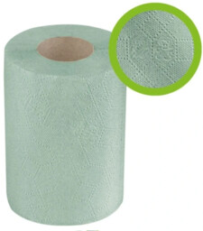 Ręcznik papierowy w mini rolce zielony