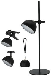 Lampa stołowa uniwersalna 3,5W 220lmCCT czarna aku, USB-C