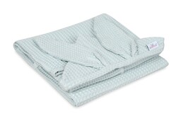 Babymatex Okrycie kąpielowe 70x140 Bunny królik miętowe wafel