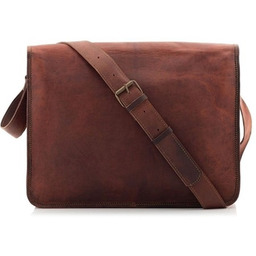 Torba skórzana vintage brąz Outlander BH73