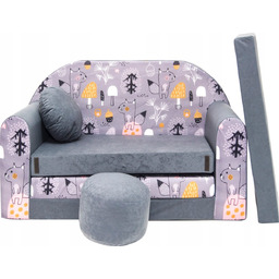 Sofa Dla Dzieci Kanapa Rozkładana Mała Mini Miękka