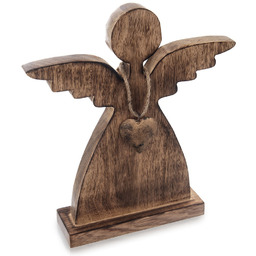 Figurka drewniana świąteczna anioł MANGO 29 cm