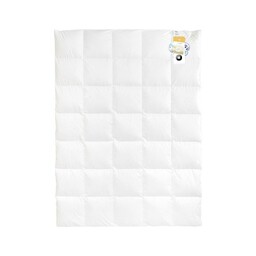Kołdra puchowa całoroczna 200x200 Optima ekskluzywna 1230g biała