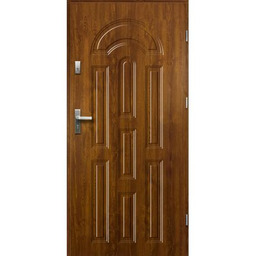 Drzwi zewnętrzne AURORA pełne złoty dąb 90 prawe