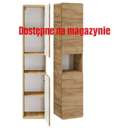 Szafka wysoka 35x170x32cm Dąb Craft Złoty, ARUBA CRAFT