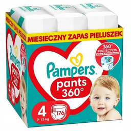 Pampers Pants 4 Pieluchomajtki dla dzieci 9–15 kg,