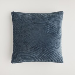 Poszewka Welwetowa Tossa 45x45 cm z motywem geometrycznym