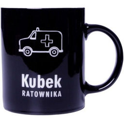 Kubek Ratownika Z Karetką 300 Ml Kno3 Czarny