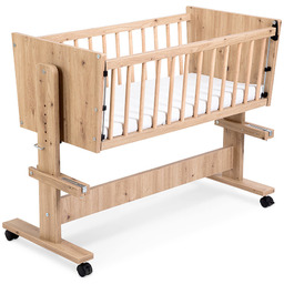 KLUPŚ Łóżeczko dostawne 89x40 ZOYA 5w1 dąb