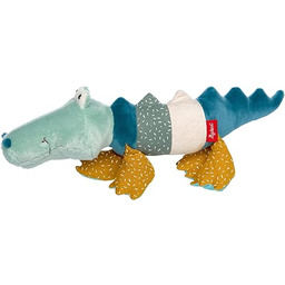 Sigikid 43234 patchwork pluszak krokodyl, miętowo-zielony/wielokolorowy