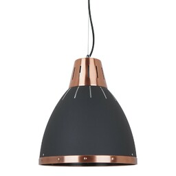 Merton Black-Copper - Italux - lampa wisząca