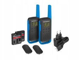 Motorola T62 niebieskie [walkie-talkie 8km]