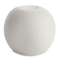 Eurofirany Świecznik ceramiczny Riso 2 11x11x10 kremowy 2