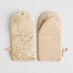 Komplet Rękawic Kuchennych Snowf 14x30 cm z motywem