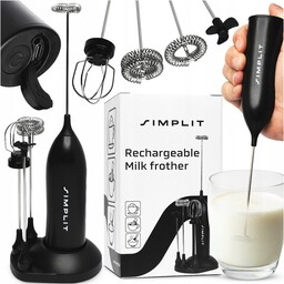Spieniacz Do Mleka Elektryczny Ręczny 4W1 Ubijaczka