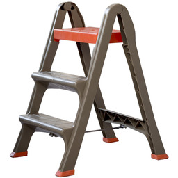 Drabinka plastikowa Skala brązowy, 47 x 70 x